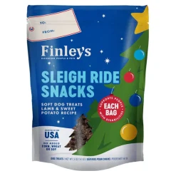 Finley's Sleigh Ride Snacks Lamb & Sweet Potato Recipe Dog Treats, 6-oz