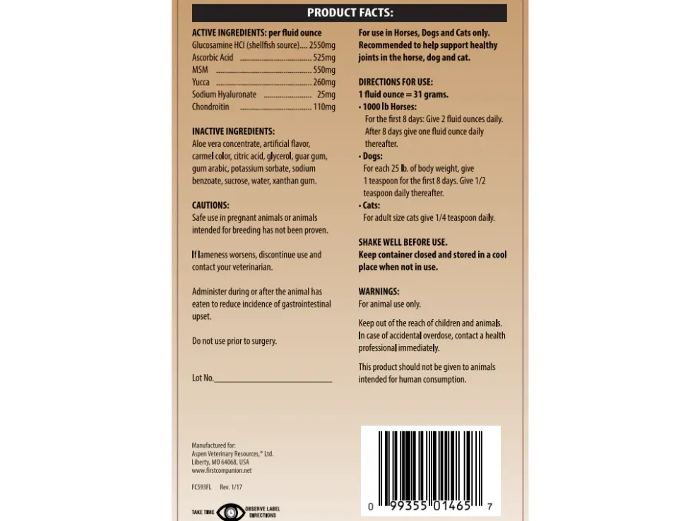 First Companion First-Flex Liquid Joint Support (32 oz)