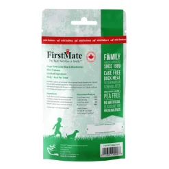 FirstMate Cage Free Duck Meal & Blueberries Mini Trainers Grain Free Dog Treats (8 oz)