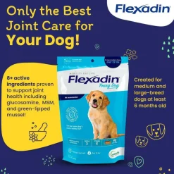 Flexadin Young Dog Joint Supplement, 90 Tasty Chews