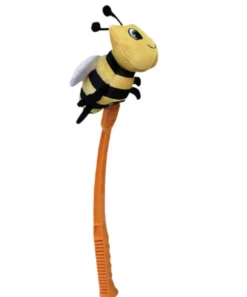 Flingerz Bugs Honey Bee with Launcher Dog Toy