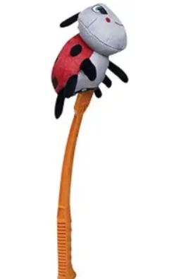 Flingerz Bugs Ladybug with Launcher dog Toy