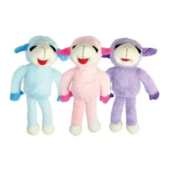 Floppy Lamb Chop Plush Dog Toy, Assorted Colors