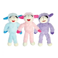 Floppy Lamb Chop Plush Dog Toy, Assorted Colors
