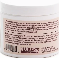 Fluker's Calcium:Phosphorus 2:1 Supplement For Reptiles (4 oz)