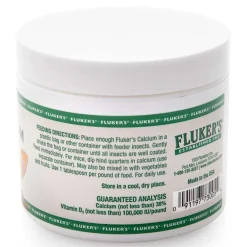Fluker's Calcium with Vitamin D3 Supplement For Reptiles (4 oz)