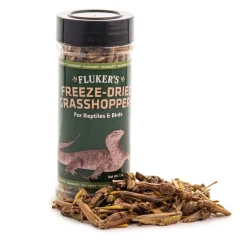 Fluker's Freeze-Dried Grasshoppers for Reptiles & Birds Treats (1 oz)