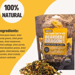Fluker's Grub Bag Calcium Fortified Bearded Dragon Omnivore Blend Treats (4 oz)