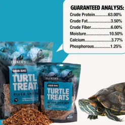 Fluker's Grub Bag Turtle Treats River, Shrimp