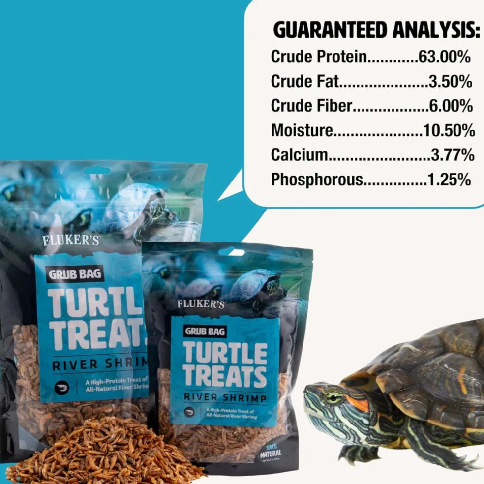 Fluker's Grub Bag Turtle Treats River, Shrimp