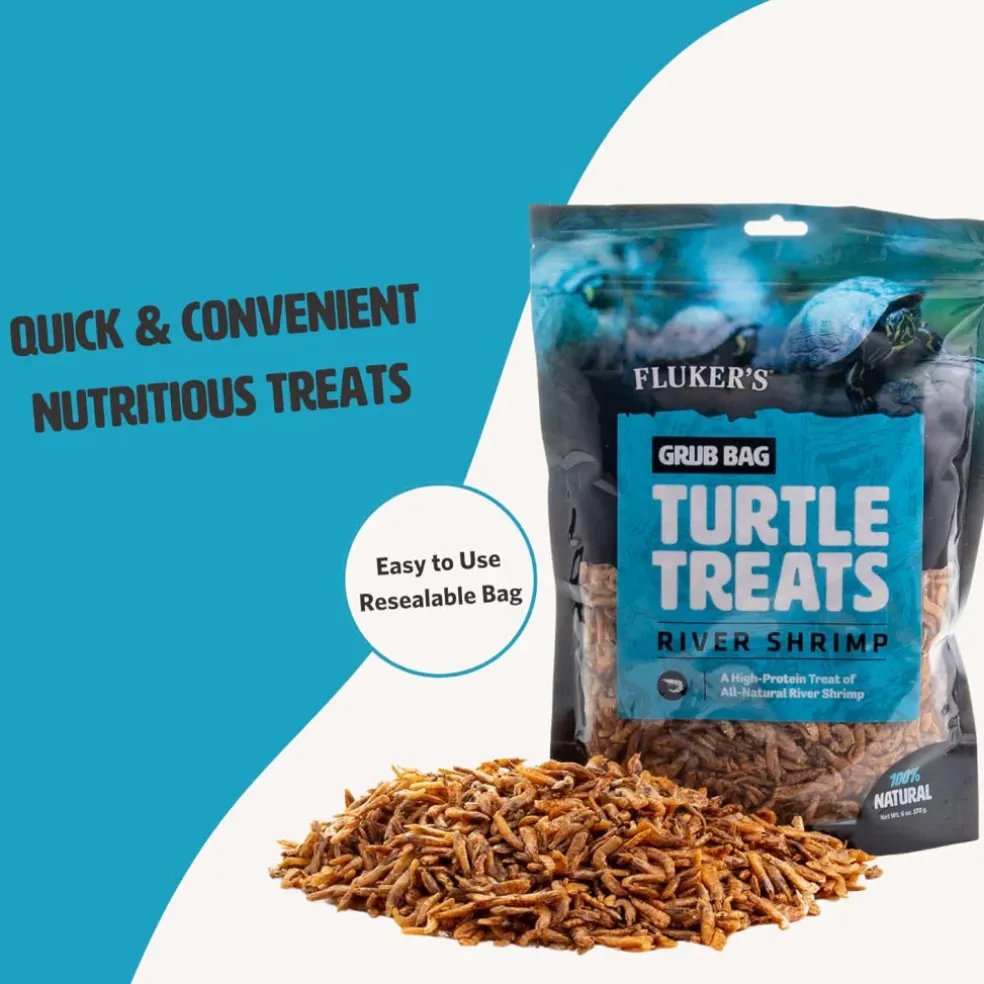 Fluker's Grub Bag Turtle Treats River, Shrimp