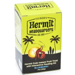 Fluker's Hermit Headquarters Instant Fruit Treat with Interactive Feeding Kit for Hermit Crabs (0.7 oz)