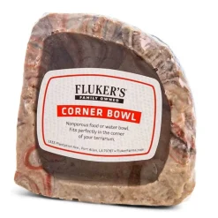 Fluker's Non-porous Food and Water Corner Bowl
