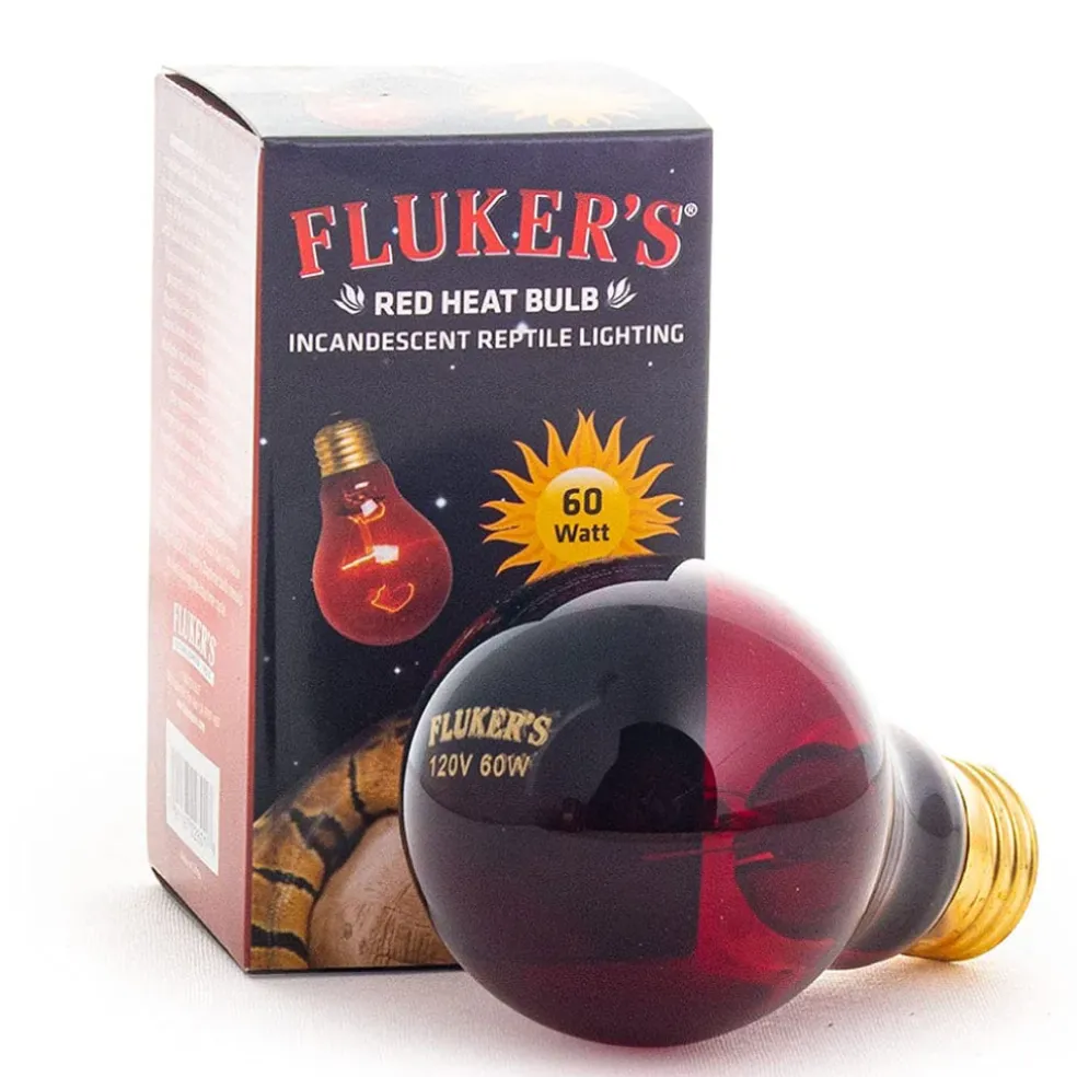 Fluker's Red Heat Bulb Incandescent Light for Reptiles
