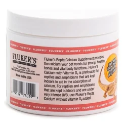 Fluker's Repta Strawberry-Banana Flavored Calcium with Vitamin D3 For Reptiles