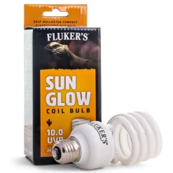 Fluker's Sun Glow 10.0 UVB Coil Bulb for Desert Reptiles