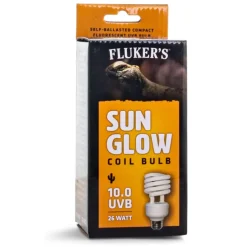 Fluker's Sun Glow 10.0 UVB Coil Bulb for Desert Reptiles