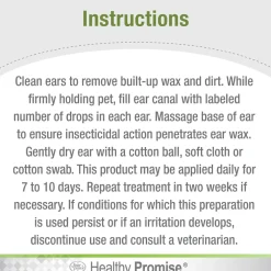 Four Paws Healthy Promise Aloe Ear Mite Treatment For Dogs (0.75 oz)