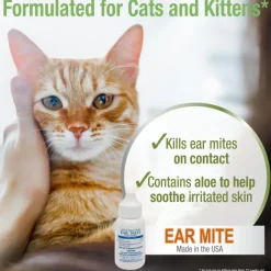 Four Paws Healthy Promise Aloe Ear Mite Treatment For Cats (0.75 oz)