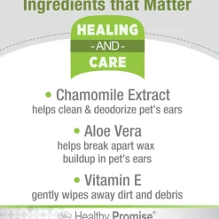 Four Paws Healthy Promise Ear Wipes For Cats & Dogs (25 ct)
