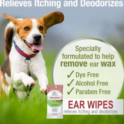 Four Paws Healthy Promise Ear Wipes For Cats & Dogs (25 ct)