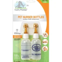 Four Paws Healthy Promise Nurser Bottles For Pets (2 oz bottles, 2 pack)