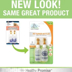 Four Paws Healthy Promise Nurser Bottles For Pets (2 oz bottles, 2 pack)