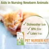Four Paws Healthy Promise Nurser Bottle & Cleaning Brush For Pets