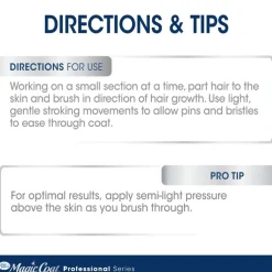 Four Paws Magic Coat Professional Series Self-Cleaning Slicker Brush For Pets