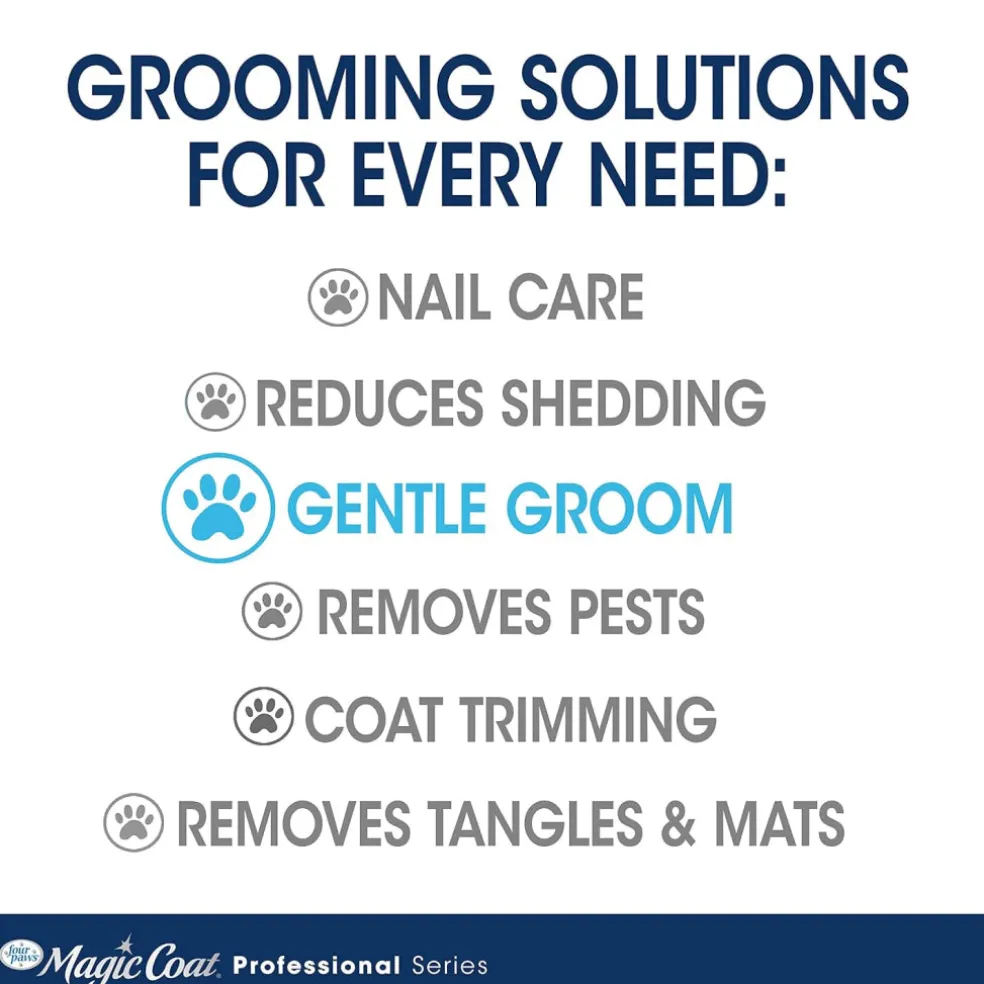 Four Paws Magic Coat Professional Series Love Glove Grooming Mitt For Dogs