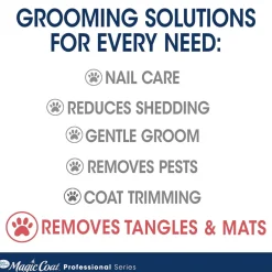 Four Paws Magic Coat Professional Series Mat Removing Rake Comb For Dogs
