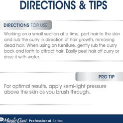 Four Paws Magic Coat Professional Series Dual-Sided Curry Brush for Dogs