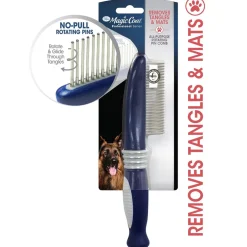 Four Paws Magic Coat Professional Series All-Purpose Rotating Pin Comb for Dogs