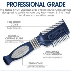 Four Paws Magic Coat Professional Series Total Knot Destroyer Knot Remover for Dogs