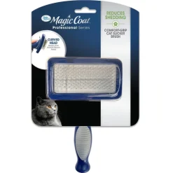 Four Paws Magic Coat Professional Series Comfort-Grip Slicker Brush For Cats