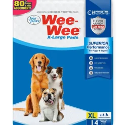 Four Paws Wee-Wee Superior Performance X-Large Dog Pee Pads- 28 x 34 inch