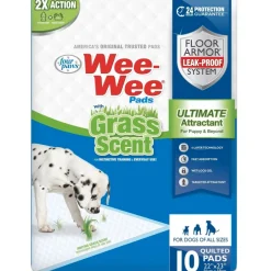 Four Paws Wee-Wee Ultimate Attractant Dog Pee Pads with Grass Scent - 22 x 23 inch