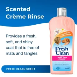 Fresh 'N Clean Scented Creme Rinse Conditioner For Dogs- Fresh Clean Scent (18 oz)