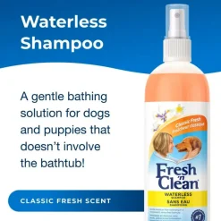 Fresh 'n Clean Waterless Shampoo For Dogs -Classic Fresh Scent (12 oz)