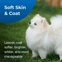 Fresh ’n Clean Whitening Snowy-Coat Shampoo For Dogs - Vanilla Scent (18 oz)