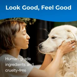 Fresh ’n Clean Whitening Snowy-Coat Shampoo For Dogs - Vanilla Scent (18 oz)