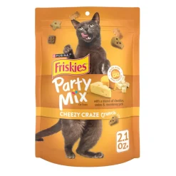 Friskies Party Mix Cheezy Craze Crunch Cat Treats