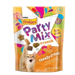 Friskies Party Mix Cheezy Craze Crunch Cat Treats