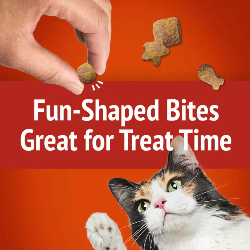Friskies Party Mix Gravy-Licious Crunch Chicken & Gravy Cat Treats