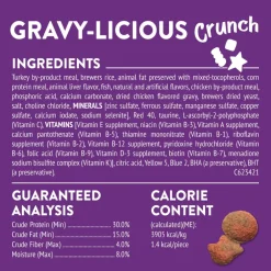 Friskies Party Mix Gravy-Licious Crunch Turkey & Gravy Cat Treats (2.1 oz)