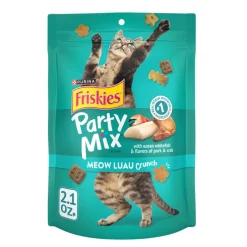 Friskies Party Mix Meow Luau Crunch Cat Treats (2.1 oz)