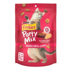Friskies Party Mix Mixed Grill Crunch Cat Treats