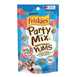 Friskies Party Mix Naturals Real Tuna Crunchy Cat Treats (2.1 oz)
