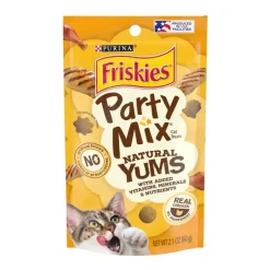 Friskies Party Mix Natural Yums Chicken Recipe Cat Treats