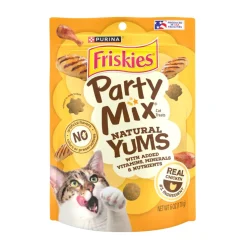 Friskies Party Mix Natural Yums Chicken Recipe Cat Treats